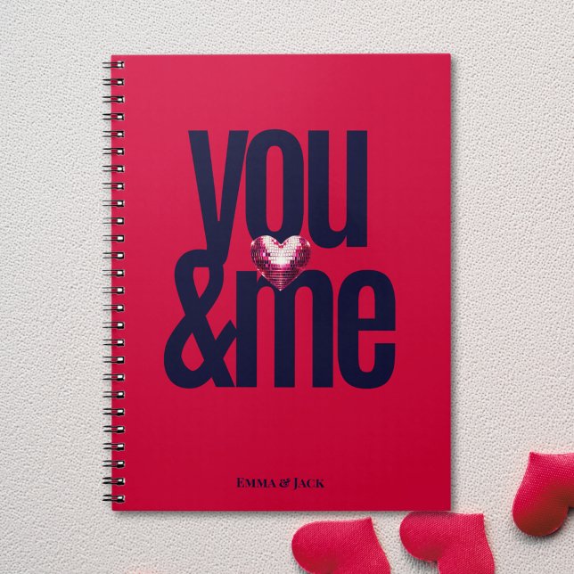 Personalisiertes Notebook Cherry You & Me Notizblock (Cherry You & Me Personalized Notebook)