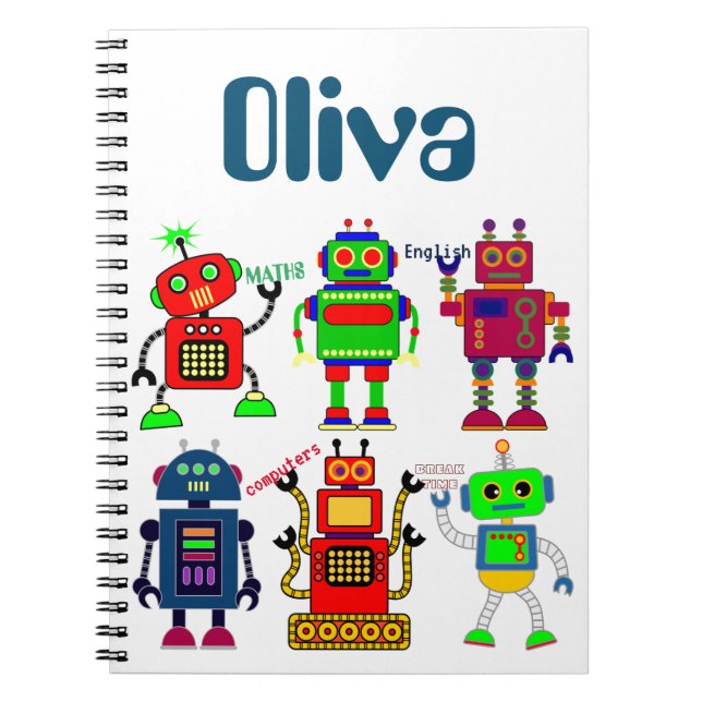 Personalisiertes Notebook für Kinder Notizblock (Vorderseite)
