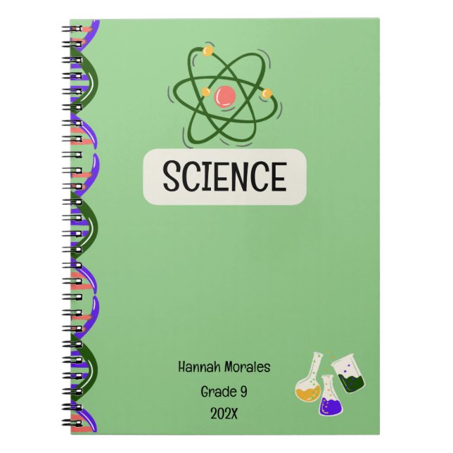 Personalisiertes Notebook für Studierende Notizblock (Vorderseite)