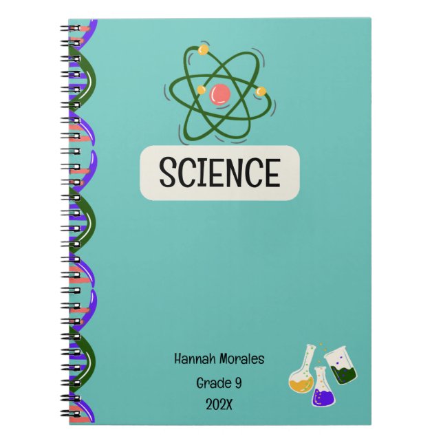 Personalisiertes Notebook für Studierende Notizblock (Vorderseite)