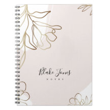 Personalisiertes Notebook in Rosa