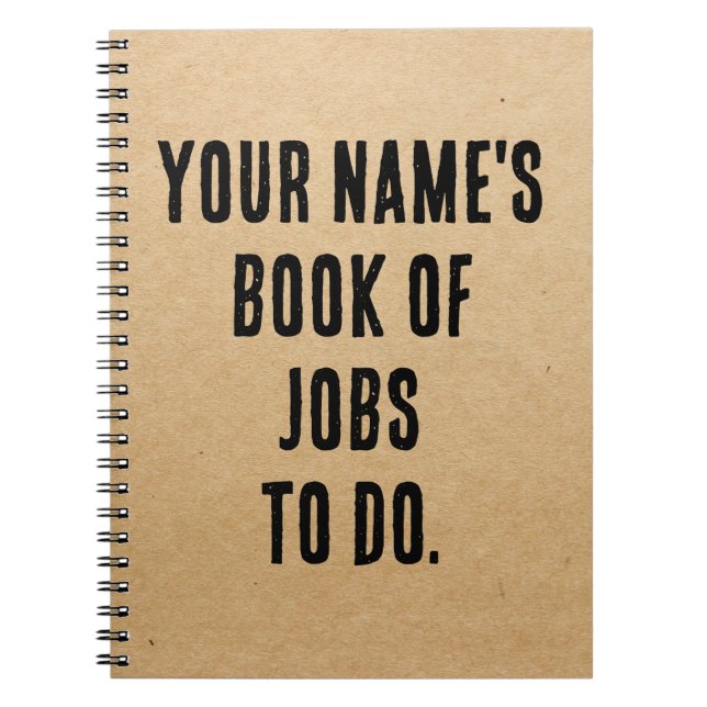 Personalisiertes Notebook-individuelle Name-Notebo Notizblock (Vorderseite)