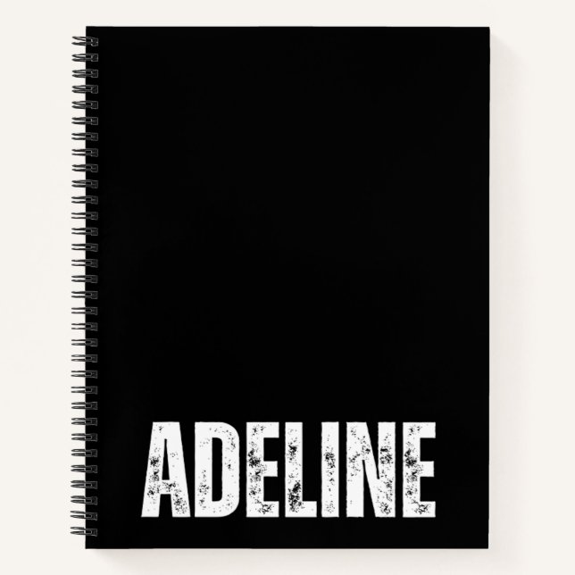 Personalisiertes Notebook mit Adeline Notizbuch (Vorderseite)