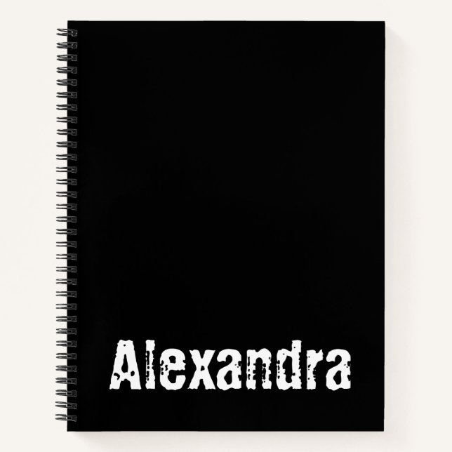 Personalisiertes Notebook mit Alexandra Notizbuch (Vorderseite)