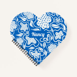 Personalisiertes Notebook mit Blue-Cross-Stitch Notizbuch