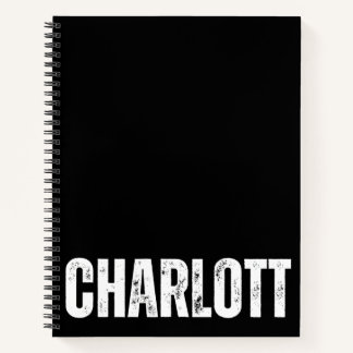 Personalisiertes Notebook mit Charlotte Notizbuch