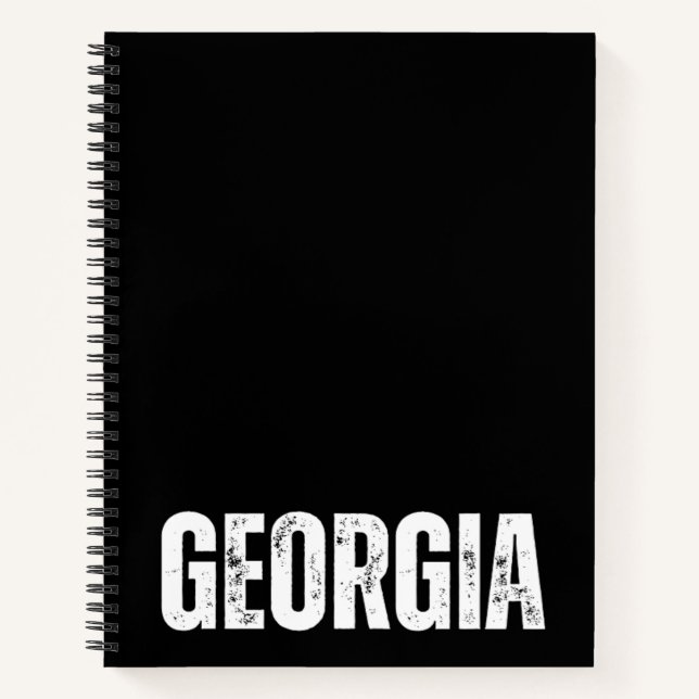 Personalisiertes Notebook mit Georgia Notizbuch (Vorderseite)