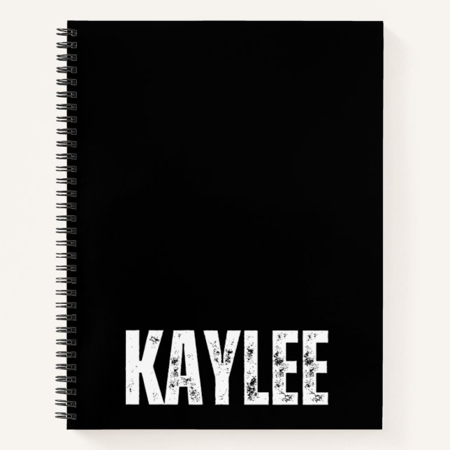 Personalisiertes Notebook mit Kaylee Notizbuch (Vorderseite)