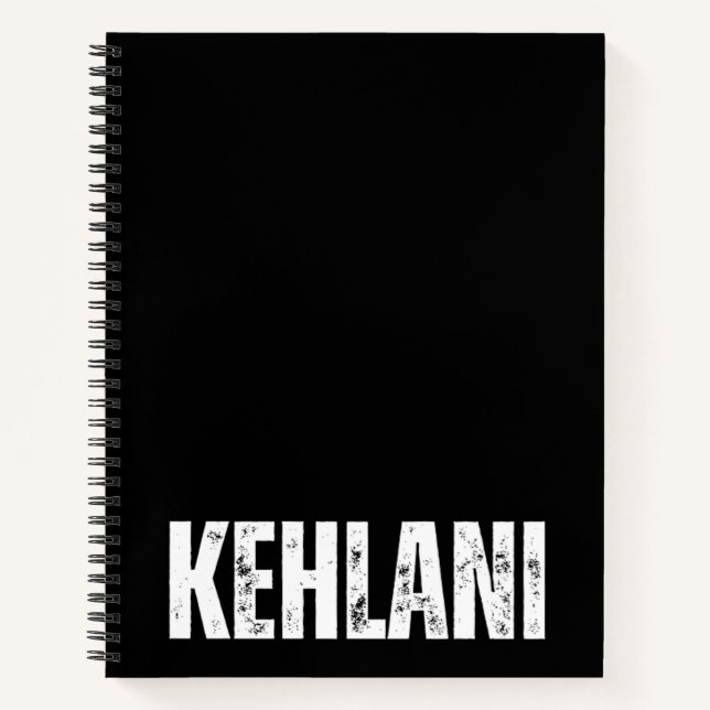Personalisiertes Notebook mit Kehlani Notizbuch (Vorderseite)