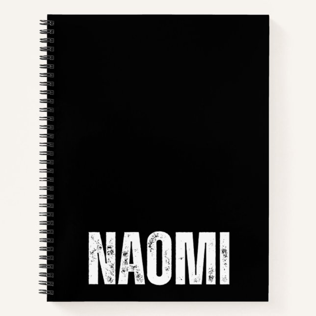 Personalisiertes Notebook mit Naomi Notizbuch (Vorderseite)
