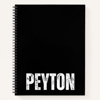 Personalisiertes Notebook mit Peyton Notizbuch