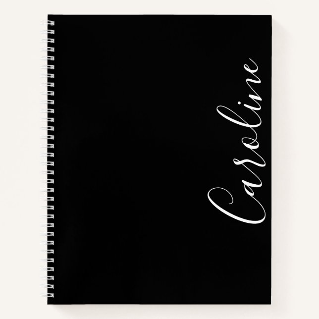 Personalisiertes Notebook, Name Notebook Notizbuch (Vorderseite)