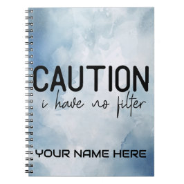Personalisiertes Notebook - Sassy Quote Notizblock