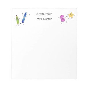 Personalisiertes Notizblock für den Kindergarten