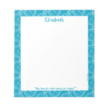 Personalisiertes Notizblock mit Pocket-Uhr