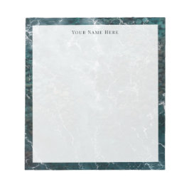 Personalisiertes Notizbuch Coastal Teal Ocean Shor Notizblock