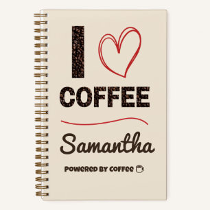 Personalisiertes Notizbuch für Kaffeeliebhaber