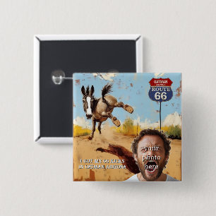 Personalisiertes Oatman Route 66 Foto Button