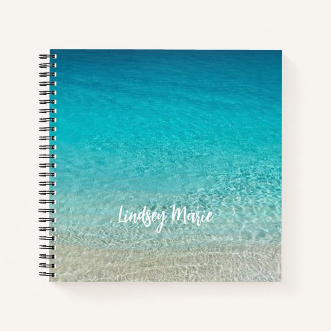 PERSONALISIERTES OCEAN-Notebook Notizbuch (Vorderseite)