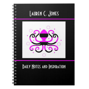 Personalisiertes Octopus-Journal-Notebook Notizblock