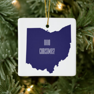 Personalisiertes Ohio Weihnachtsschmuck