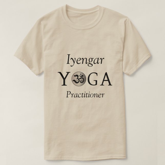 Personalisiertes Om Yogi Yoga Workout Shirt (Design vorne)