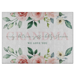 Personalisiertes Oma Cutting Board Schneidebrett