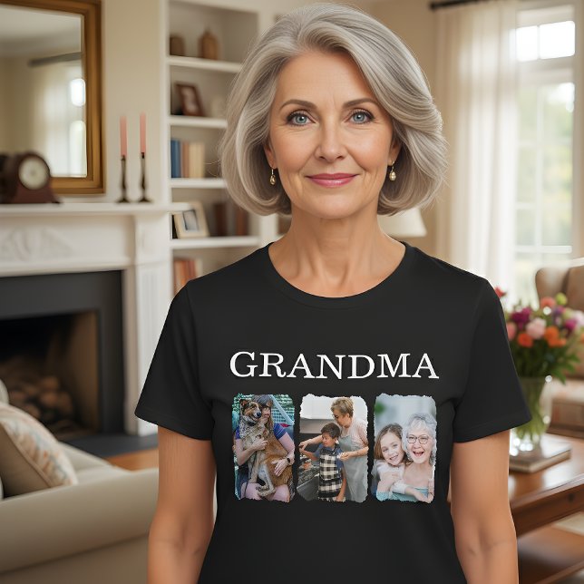 Personalisiertes Oma-Foto T-Shirt (Von Creator hochgeladen)