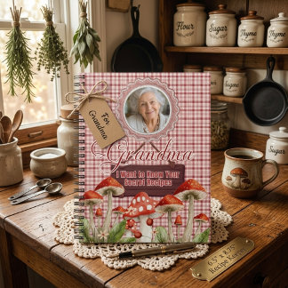 Personalisiertes Oma-Geheimrezept-Foto Notizblock