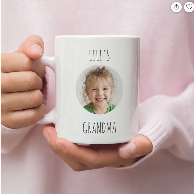 Personalisiertes Oma-Geschenk | Benutzerdefinierte Kaffeetasse (Von Creator hochgeladen)