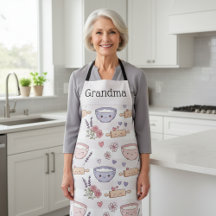 Personalisiertes Oma Kawaii Herz Backen Crew Gesch