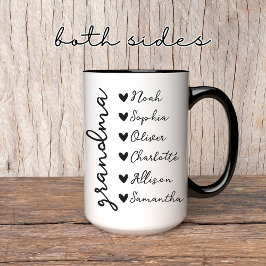 Personalisiertes Oma Matching Tasse Set