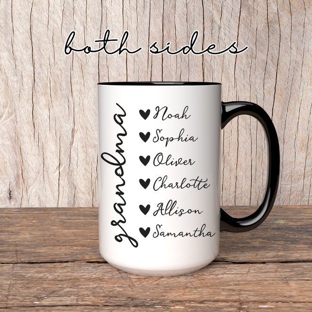 Personalisiertes Oma Matching Tasse Set (grandpa mug, grandma mug, personalized mug, custom name mug, gift for grandpa, gift for grandma,)