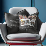 Personalisiertes Oma Zitat und FotoCollage Kissen<br><div class="desc">Oma, wir Liebe dich! Dieses wunderschöne personalisierte Kissen ist das ideale Geschenk, um Ihrer Großmutter zu lassen, wie sehr Sie sie Liebe. Laden Sie einfach Ihre Lieblingsfotos hoch und passen Sie den Text an, um dieses besondere Geschenk zu einem besonderen Geschenk zu machen. Auf der Rückseite ist ein süßes Zitat,...</div>
