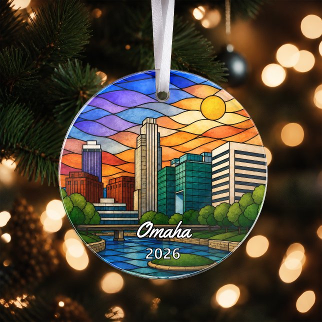 Personalisiertes Omaha-Acrylabzeichen, Benutzerdef Ornament (Von Creator hochgeladen)
