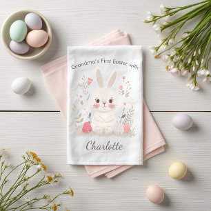 Personalisiertes Omas erstes Ostern-Küchentuch Geschirrtuch