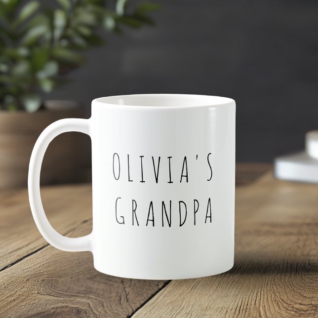 Personalisiertes Opa-Foto | Geschenk für Großvater Kaffeetasse (Von Creator hochgeladen)
