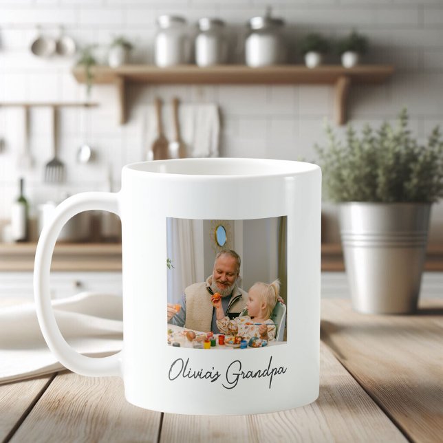 Personalisiertes Opa-Foto-Geschenk Kaffeetasse (Von Creator hochgeladen)