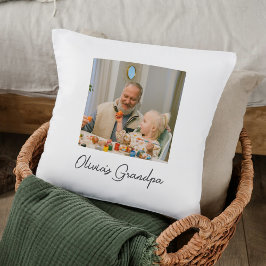 Personalisiertes Opa-Foto-Geschenk Kissen
