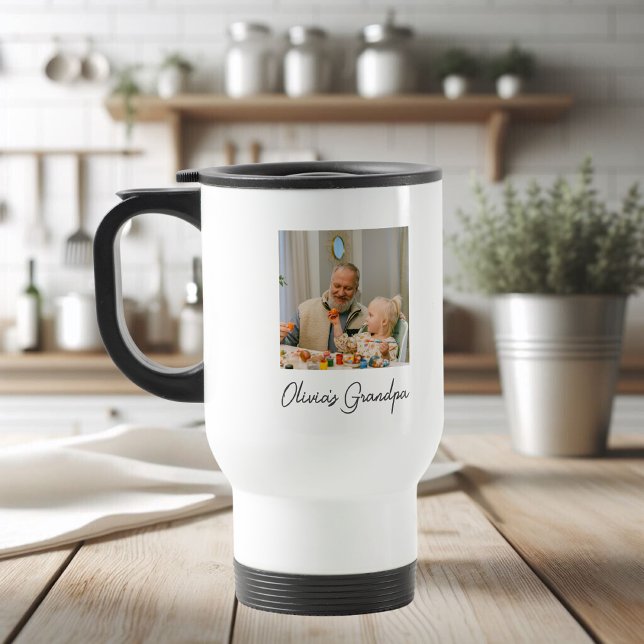 Personalisiertes Opa-Foto-Geschenk Reisebecher (Von Creator hochgeladen)