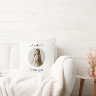 Personalisiertes Opa-Geschenk - Großkindgesicht - Kissen