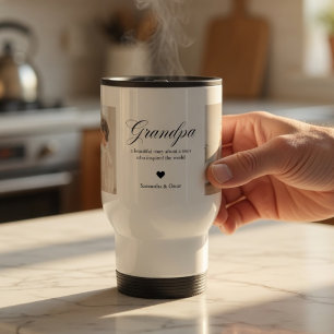 Personalisiertes Opa-Geschenk mit individuellem Fo Reisebecher