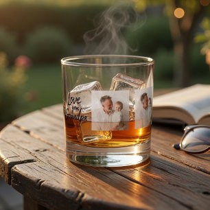 Personalisiertes Opa-Personalbild  Whiskyglas