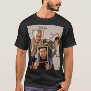 Personalisiertes Opa Vater Sohn T-Shirt
