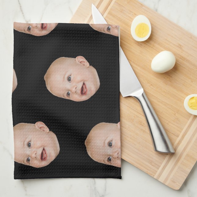 Personalisiertes Opfergeschenk für die individuell Geschirrtuch (Viertel Falte)