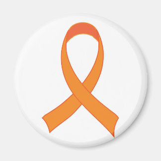 Personalisiertes Orange Ribbon Awareness-Geschenk Magnet
