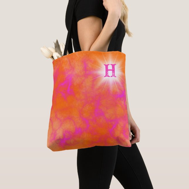Personalisiertes Orange und Rosa (Von Nahem)