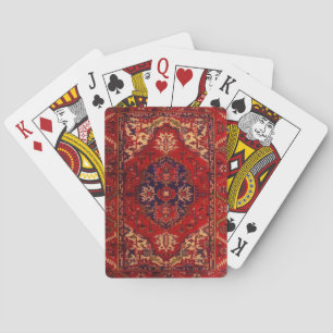 Personalisiertes Orientteppich-Design Spielkarten