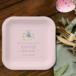 Personalisiertes Osterbrunch und Ostereiersuche Pi Pappteller