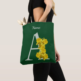Personalisiertes Osterglocken-Monogramm Initial A